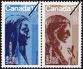 Titre original&nbsp;:  Kateri Tekakwitha, Marie de l'Incarnation [philatelic record].  Philatelic issue data Canada : 17 cents [x 2] Date of issue 24 April 1981