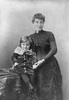 Original title:  Lady Lougheed and little boy. Photographer/Illustrator: Notman, William and Son, Montreal, Quebec. Image courtesy of Glenbow Museum, Calgary, Alberta.
