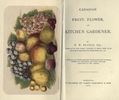 Titre original&nbsp;:  Canadian fruit, flower, and kitchen gardener : a guide in all matters relating to the cultivation of fruits, flowers and vegetables, and their value for cultivation in this climate by Delos White Beadle. Toronto: J. Campbell, 1872.
Source: https://archive.org/details/canadianfruitflo00beaduoft  