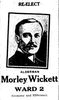 Titre original&nbsp;:  Morley Wickett. From: Toronto Daily Star, 27 Dec 1913, page 4.