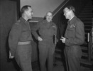 Titre original&nbsp;:  Brig. C. Churchill Mann (left), Gen. H.D.G. Crerar (centre) and Air Marshal E.C. Hudleston (right) 