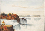 Titre original&nbsp;:  Vue des chutes Niagara depuis le côté américain. 
