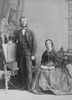 Original title:  Photograph Professor Cornish and lady, Montreal, QC, 1866 William Notman (1826-1891) 1866, 19th century Silver salts on paper mounted on paper - Albumen process 14 x 10 cm Purchase from Associated Screen News Ltd. I-23778.1 © McCord Museum Keywords:  mixed (2246) , Photograph (77678) , portrait (53878)