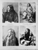 Titre original&nbsp;:  Portraits of Crowfoot, his Cree wife Old Woman, Chief Rabbit Carrier, and Chief Bobtail. 