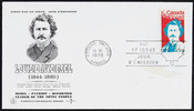 Titre original&nbsp;:  [Louis Riel] [philatelic record].  Philatelic issue data Canada : 6 cents