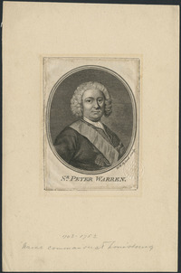 Titre original&nbsp;:  Sir Peter Warren, 1703-1752, Naval Commander at Louisbourg. 