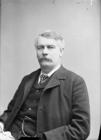 Titre original&nbsp;:  Hon. John Graham Haggart, M.P. (Lanark South, Ont.) (Postmaster General) b. Nov. 14, 1836 - d. Mar. 13, 1913. 