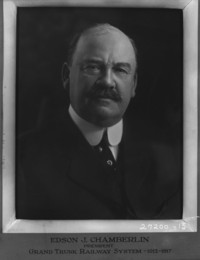 Titre original&nbsp;:  Edson J. Chamberlin - President - Grand Trunk Railway System, 1912-1917. 