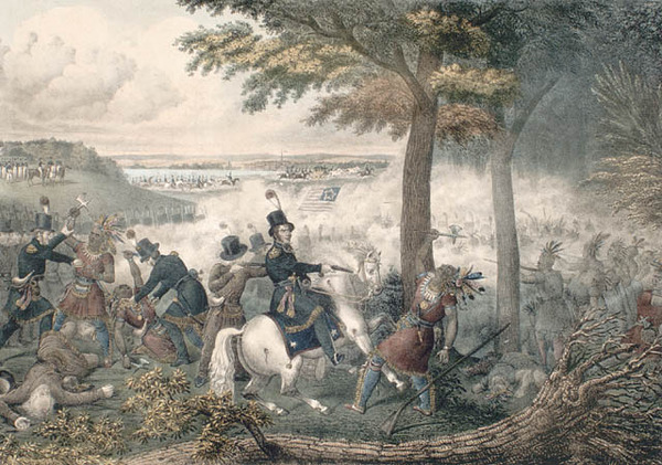 Original title:  La bataille de Thames, 5 octobre 1813. 