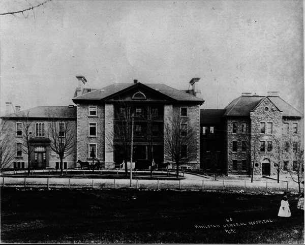 Original title:  The first Parliament in Canada, Kingston General Hospital
